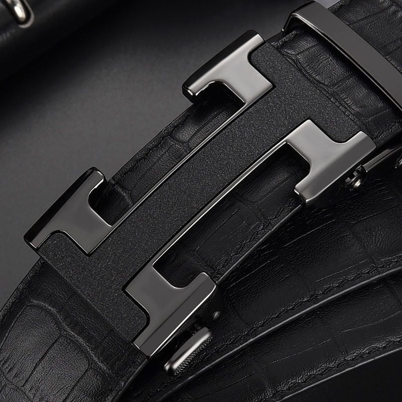 Luxury Brand H Latter Designer Fashionable Belt For Men-JonasParamount