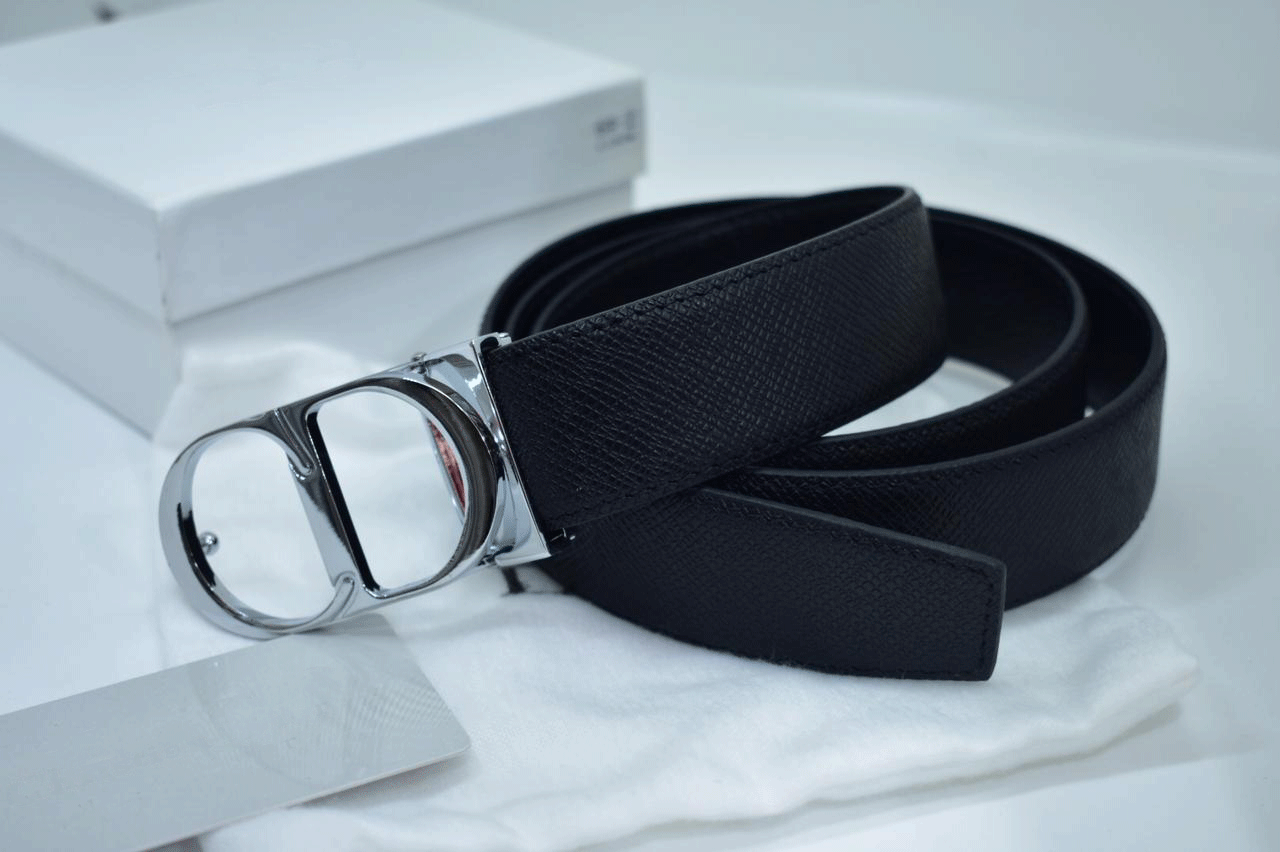 New CD Metal Design High Quality Leather Belt For Men-JonasParamount