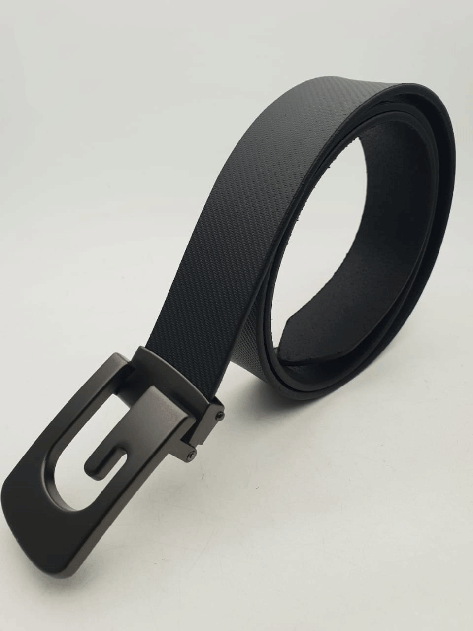 Trendy Curve G Pattern Leather Strap Belt For Men's-JonasParamount