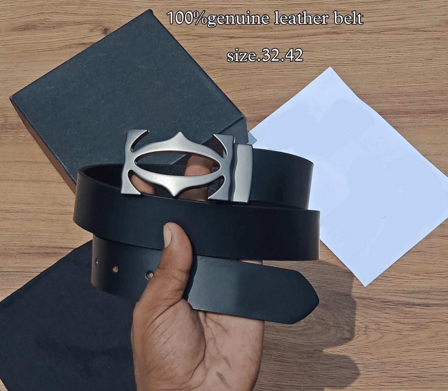 Trendy Cross Designer Leather Strap Belt For Men's-JonasParamount