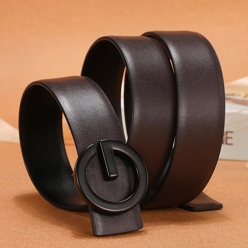 New High Quality Leather Belts For Men-JonasParamount