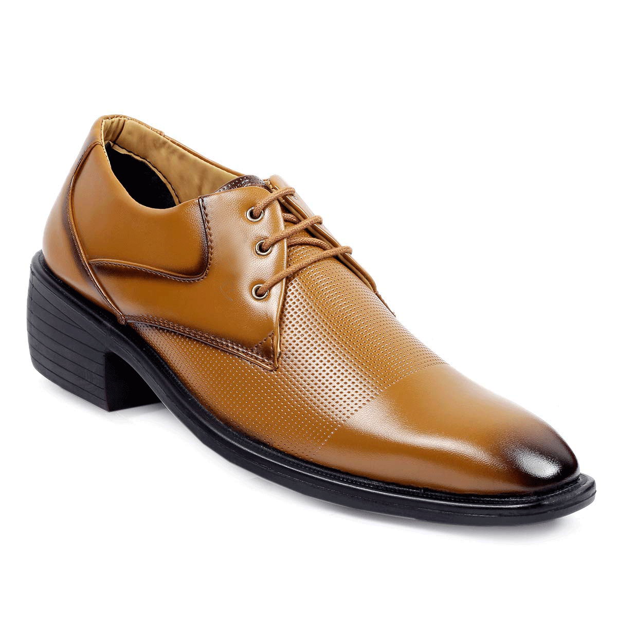 Classy Tan Oxford Formal, Casual And Outdoor Shoes With High Heel-JonasParamount