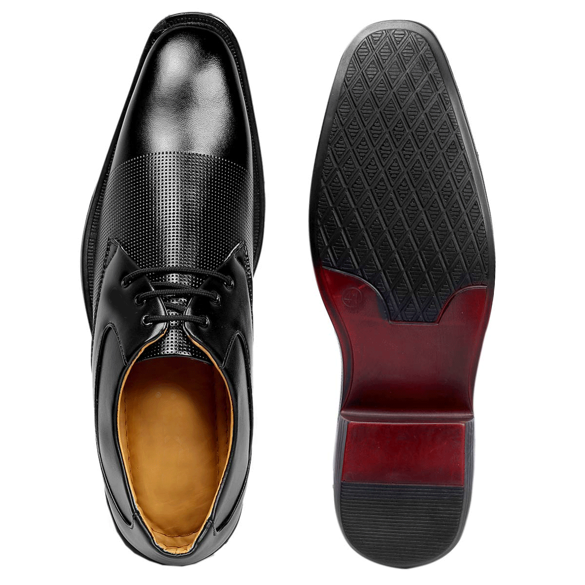 Classy Black Oxford Formal, Casual And Outdoor Shoes With High Heel-JonasParamount