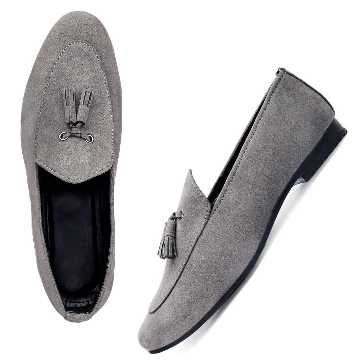 Basic Pattern Classic Casual Suede Material Loafer & Moccasins Shoe For Men-JonasParamount