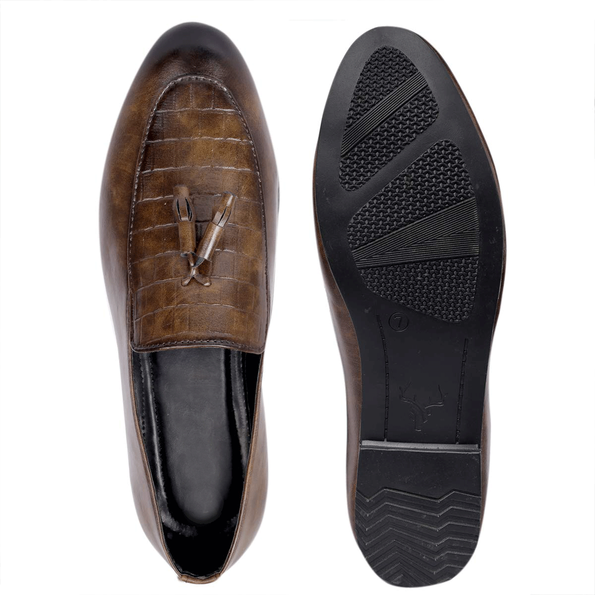 Basic Design Casual Pu Leather Tassel Loafer & Moccasins Shoes For Men's-JonasParamount